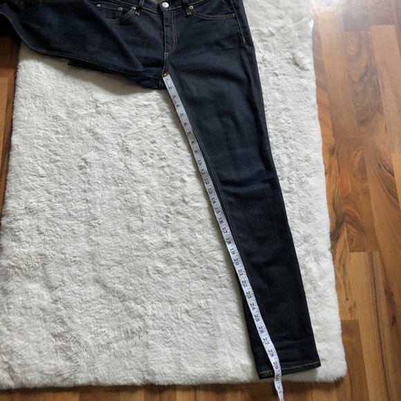Rag & Bone cate mid rise skinny jeans dark wash in harrow size 30 w1502k520 - Picture 11 of 11